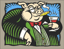 A random image of a pig, hog, boar or swine from the collection at Porkopolis.