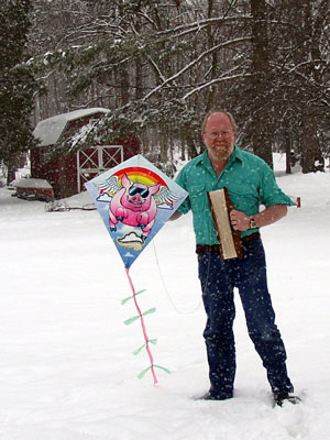 kite and boy