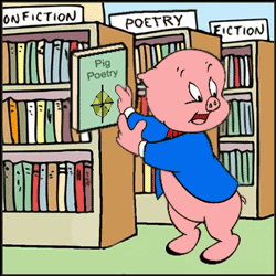 porky pig poetry update
