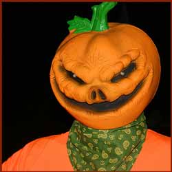 halloween pumpkin pig