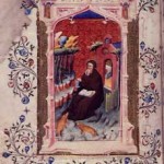 Master of the Beaufort Saints - St. Anthony with pigs, bell and book