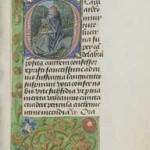 Master of the Dresden Prayer Book - Initial O: Saint Anthony Abbot