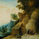Teniers - Saints Anthony and Paul in a Landscape