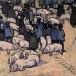 Falkner, Anne Louise - Paysans Bretons et les porcs [Breton Farmers and pigs]