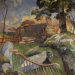 Gauguin, Paul - La Barriere [The Gate]