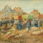 Levrel, René - Marché aux cochons [Pig market]