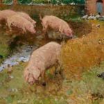 Montezin, Pierre-Eugene - Les porcs [The Pigs]