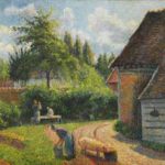 Pissarro, Camille - Maison de paysans [Peasants house]