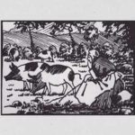 Pissarro, Paul-Émile - Femme garde les porcs [A woman guarding pigs]
