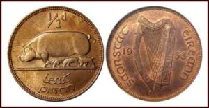 Irish pig coin