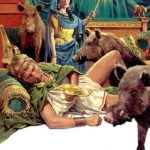 Payne, Roger - Circe changing the sailors into pigs