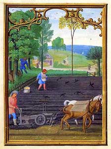 Simon Bening - September, Plowing and Sowing Seed