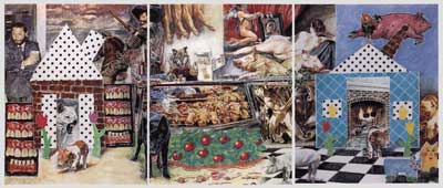 Tarleton Blackwell - Butcher's Shop II (Triptych)