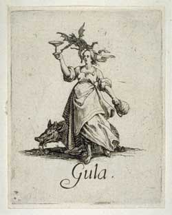 Jacques Callot - The Seven Deadly Sins: Gluttony