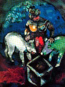Marc Chagall - Woman with Pigs