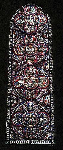 chartres cathedral - full window