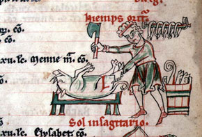 Cistercian Psalter - November: Killing the Pig