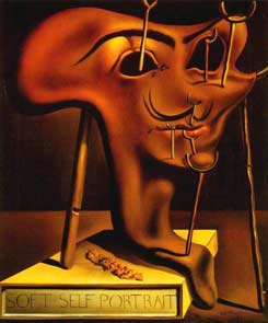 Salvador Dali - Soft Self-portrait with Grilled Bacon