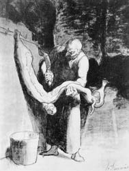 Honoré Daumier - Le Boucher