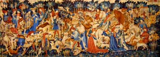 Devonshire Hunting Tapestries - Boar and Bear Hunt