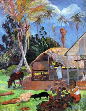 Paul Gauguin - Black Pigs