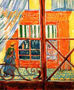 Vincent van Gogh - A Pork Butcher's Shop Seen from a Window, Arles, February 1888