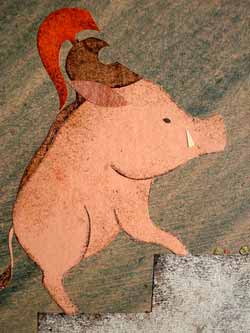 Véronique Joffre - Circe turns Odysseus' companions into swine