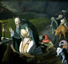Lucas van Leyden - Temptation of Saint Anthony