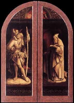 Jacob Cornelisz van Oostsanen - Triptych of the Adoration of the Magi