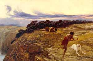 Briton Rivière - The Miracle of the Gaderene Swine