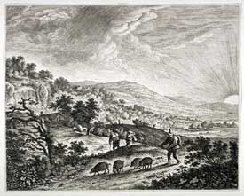 Cornelis and Herman Saftleven - The Porcher