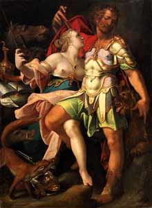 Bartholomäus Spranger - Odysseus and Circe