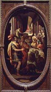 Giovanni Stradanus - Odysseus, Mercury and Circe