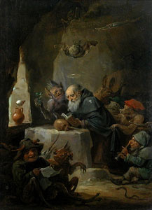 David Teniers the Younger - The Temptation of Saint Antoine