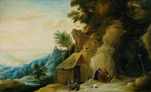 David Teniers the Younger - Saints Anthony and Paul in a Landscape