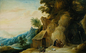 David Teniers the Younger - Saints Anthony and Paul in a Landscape