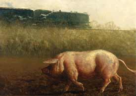 James Wyeth - Pig And The Train
