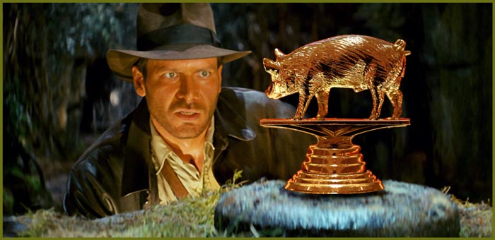 A random image of a pig, hog, boar or swine from the collection at Porkopolis.